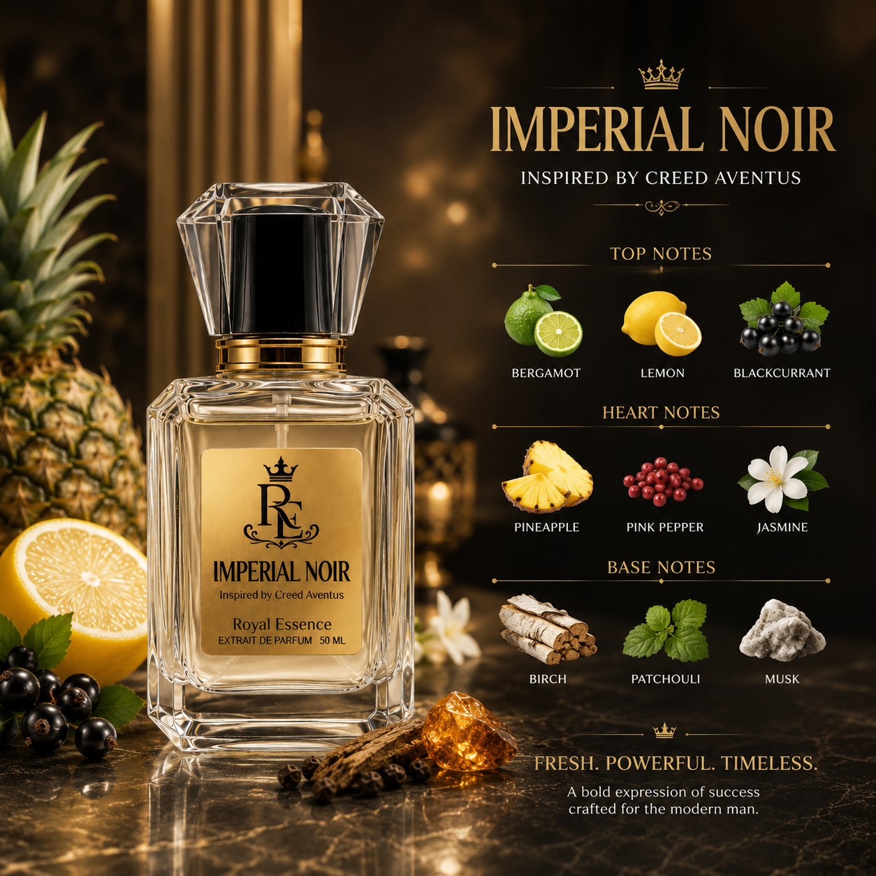 Imperial Noir Extrait de Parfum 50ML | Royal Essence